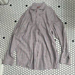 Pink Thomas pink jermyn street London button Down Shirt size XL 100% cotton